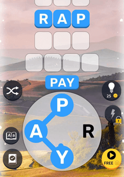 Word Trip level screenshot