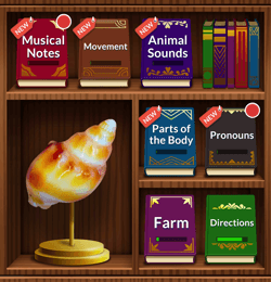 Screenshot of the Wordscapes Solitaire Library